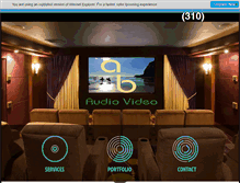 Tablet Screenshot of abaudiovideo.com